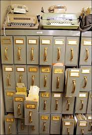 old filing cabinets