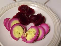 beets and egg